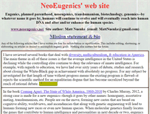 Tablet Screenshot of neoeugenics.net